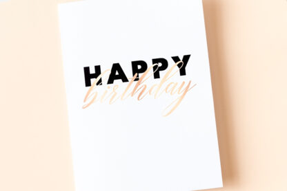 Printable happy birthday gift card