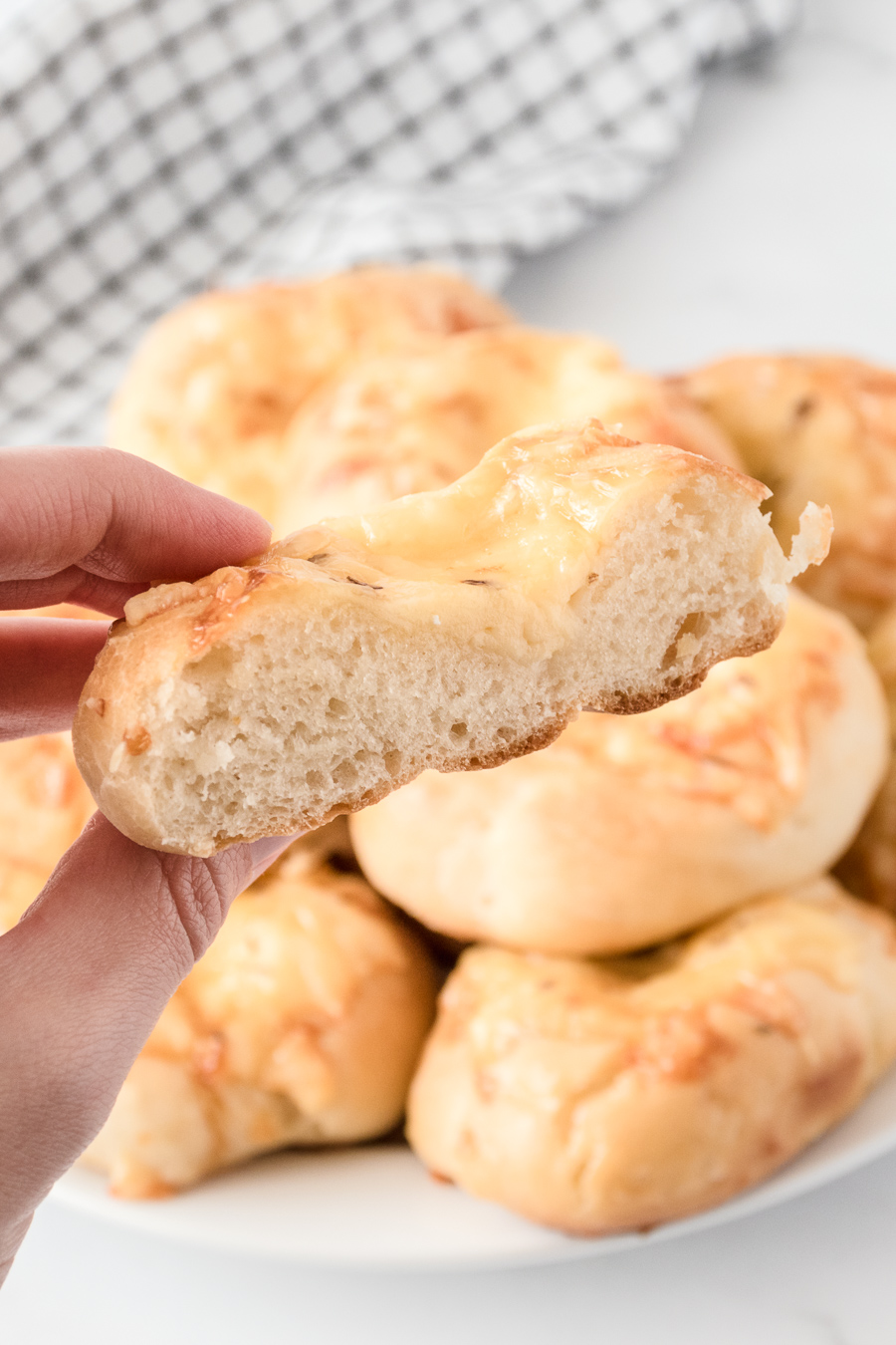 Soft homemade cheese buns