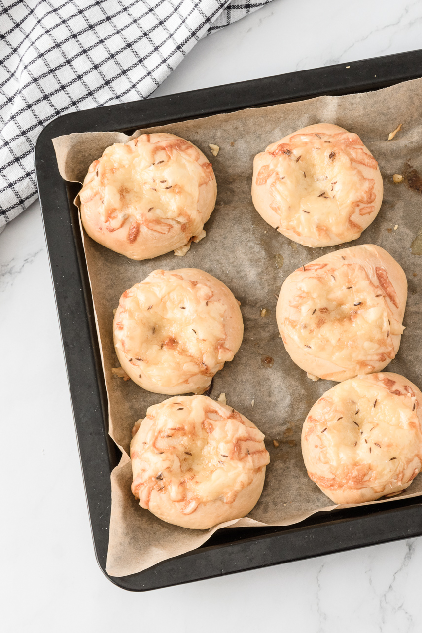 Soft homemade cheese buns