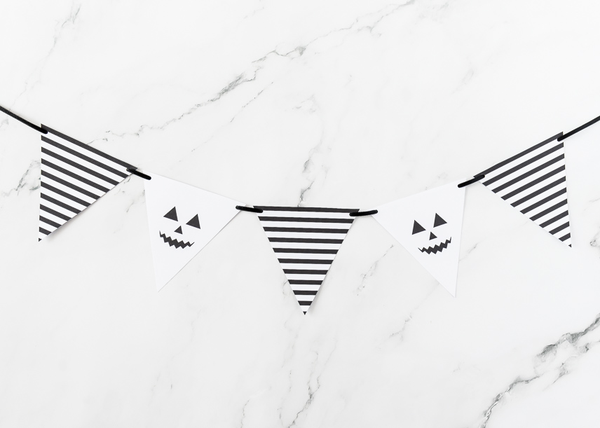 Printable Halloween bunting