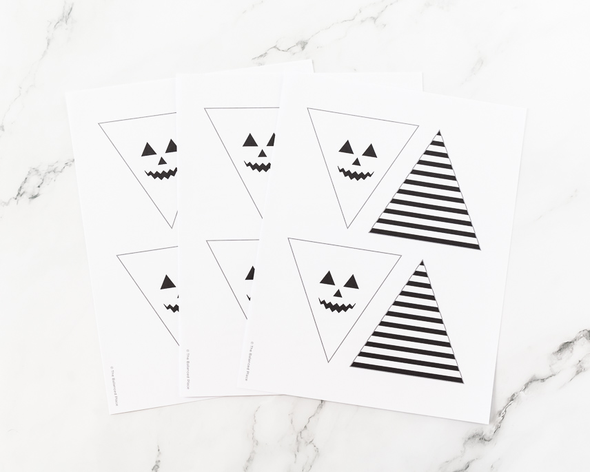 Printable Halloween bunting