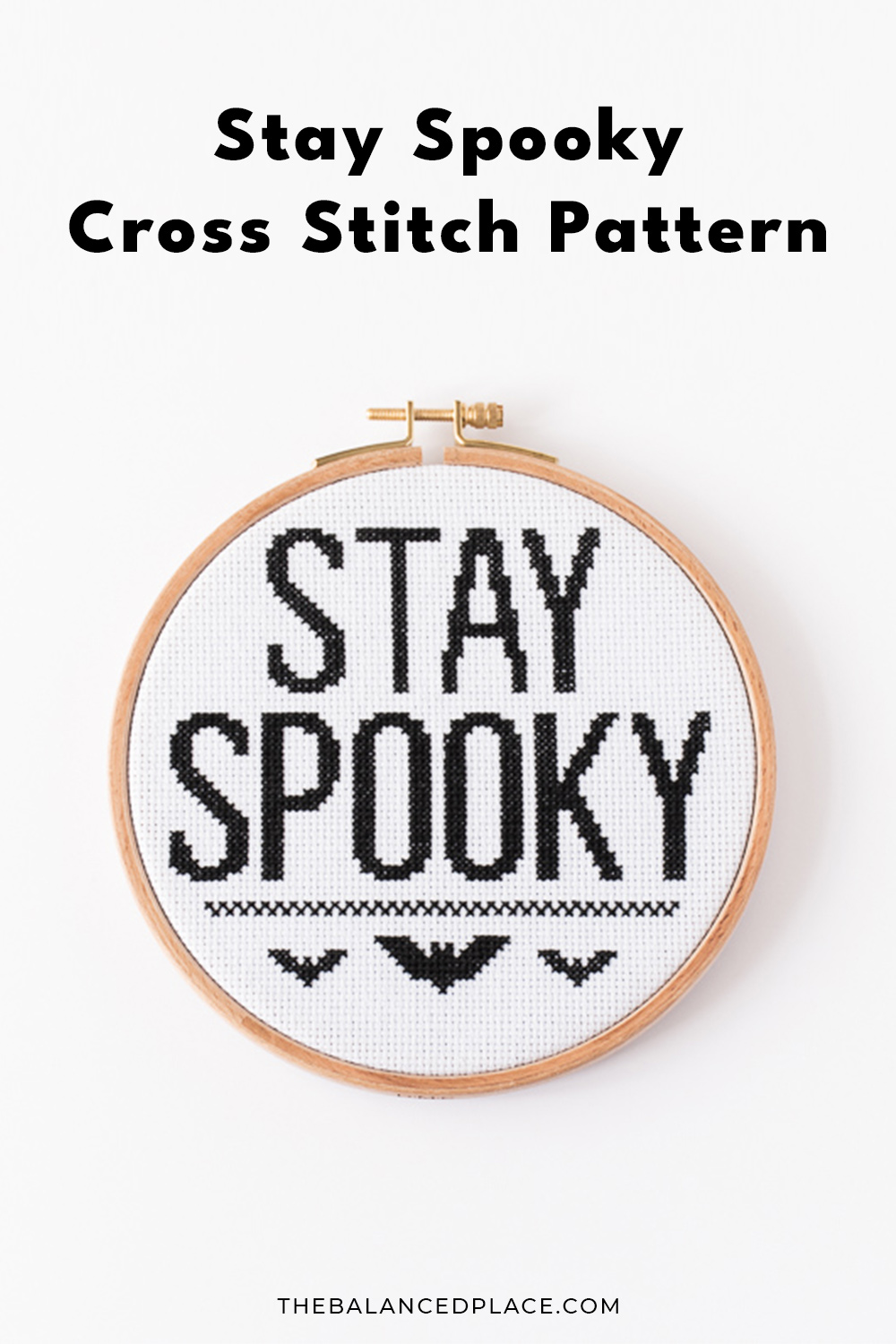 Stay Spooky cross stitch pattern