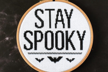 Stay Spooky cross stitch pattern