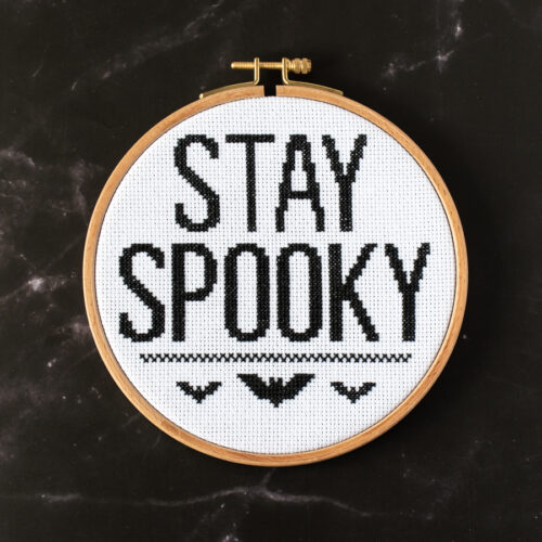 Stay Spooky cross stitch pattern