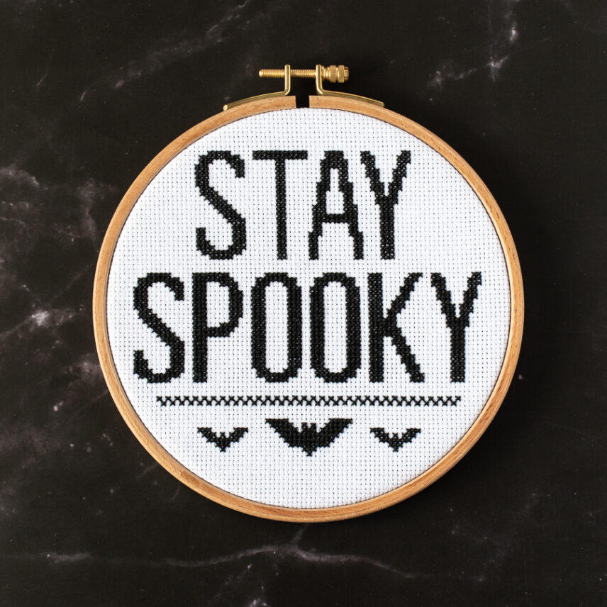 Stay Spooky cross stitch pattern