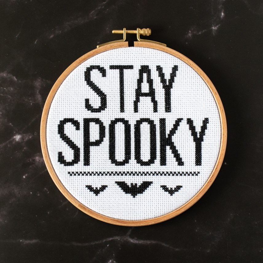 Stay Spooky cross stitch pattern