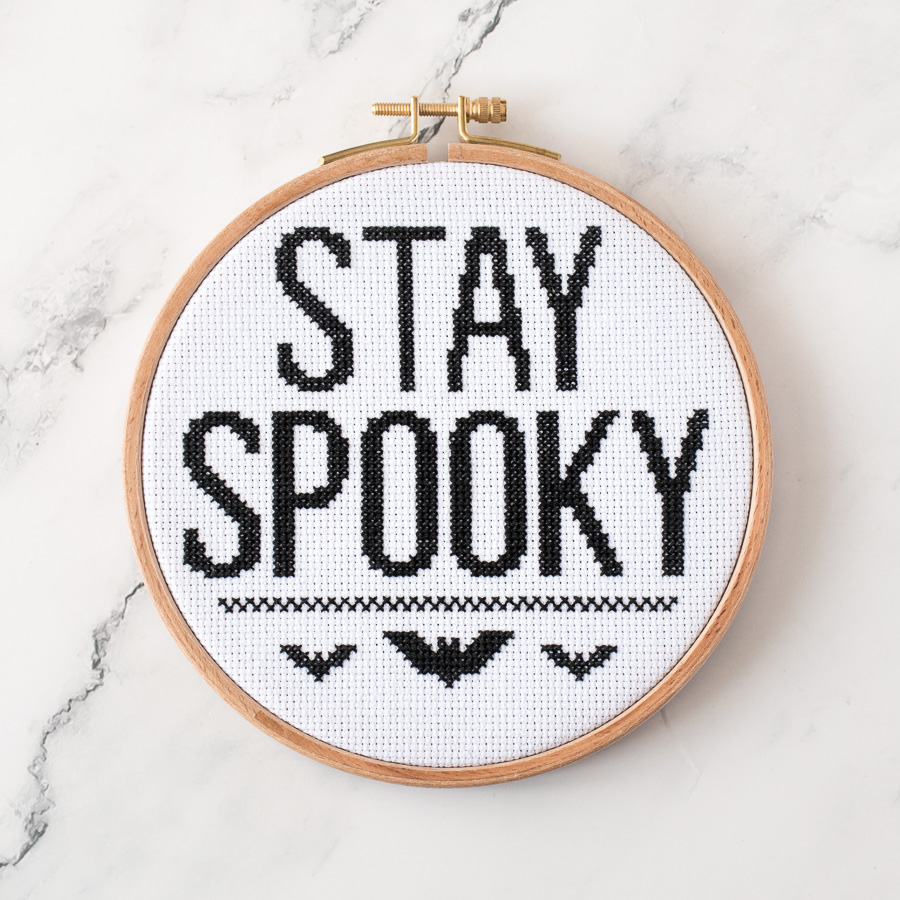 Stay Spooky cross stitch pattern