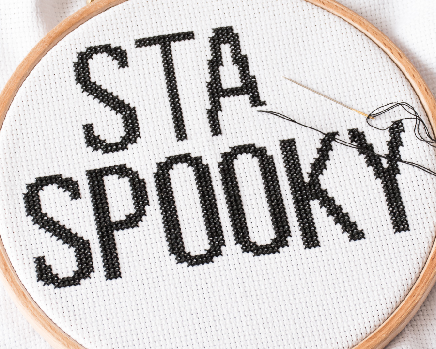 Stay Spooky cross stitch pattern